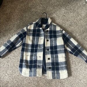 Madewell Walton Shirt-Jacket in Colleton Plaid XS new condition